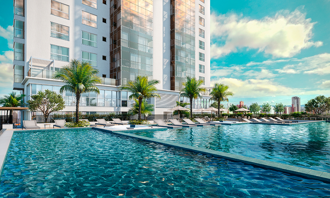 Apartamento no Ed. Grand Place no Centro de Balneário Camboriú