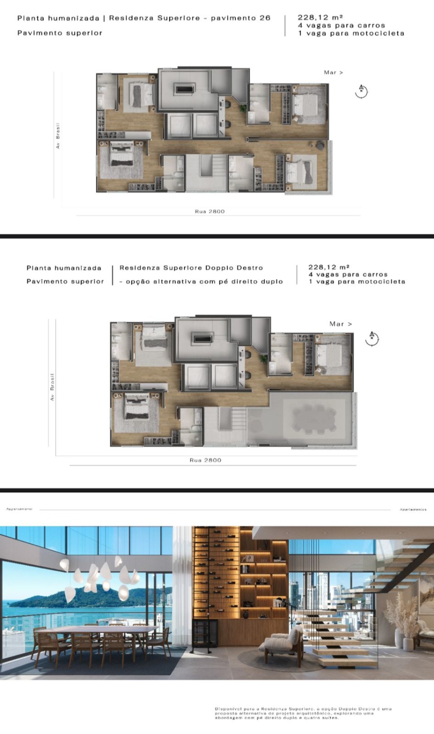 Apartamento no Ed. Azurro em Balneário Camboriú