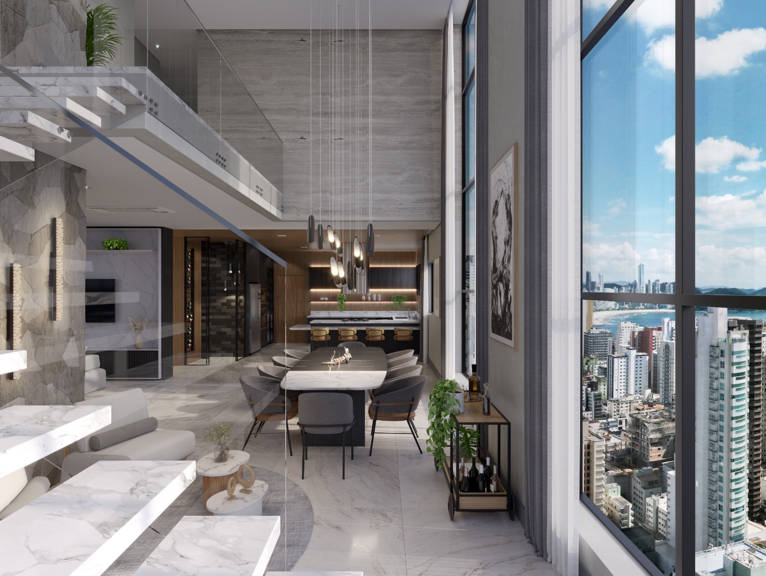 Apartamento Duplex no Ed. Linea em Balneário Camboriú