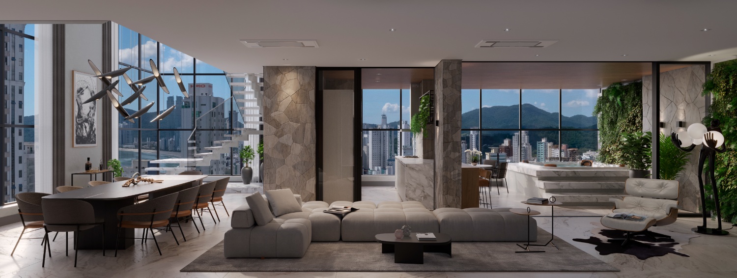 Apartamento Duplex no Ed. Linea em Balneário Camboriú