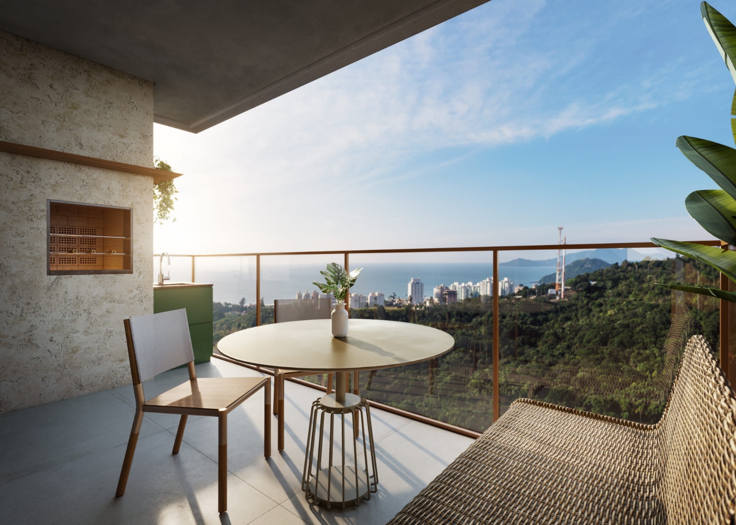 Apartamento no Ed. Brava Ocean Home Club na Praia Brava - foto 1