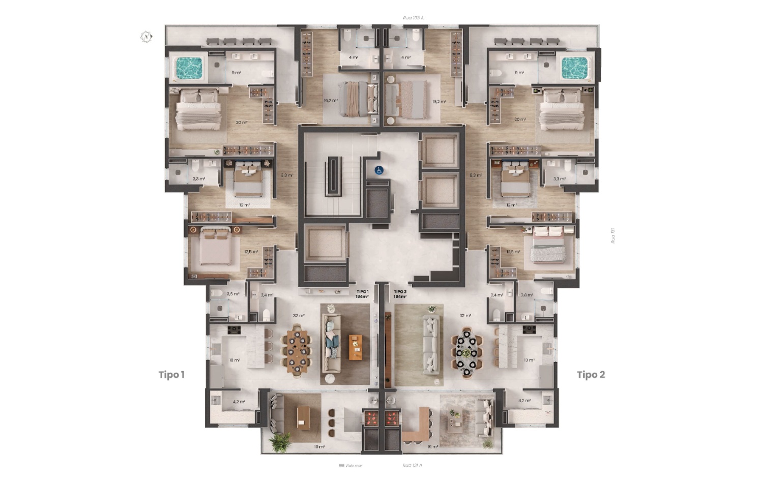 Apartamento no Ed. Le Jardim em Itapema - foto 20