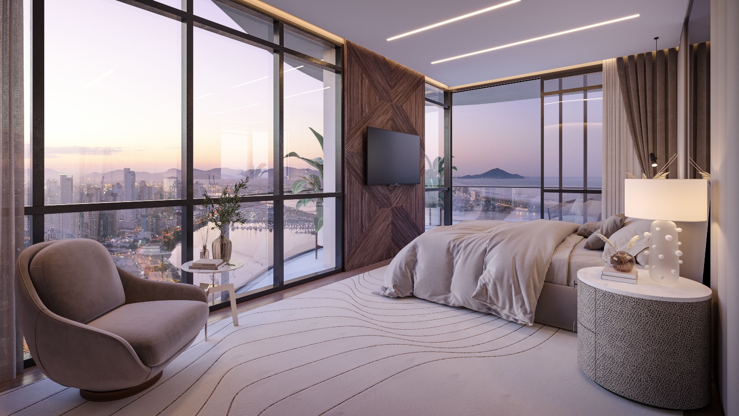 Apartamento Ed. Skyline no Bairro Fazenda em Praia Brava - foto 14
