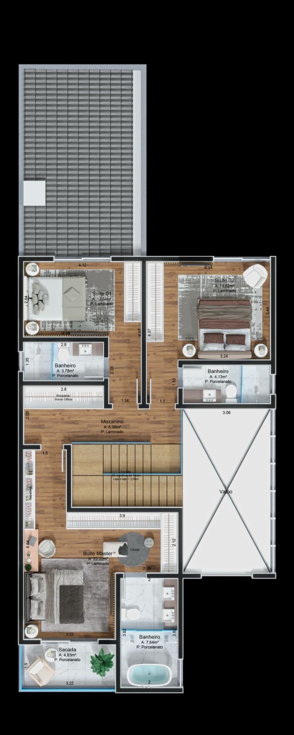 Casa na Quadra 7 Lote 14 no Condomínio VivaPark em Porto Belo - foto 10