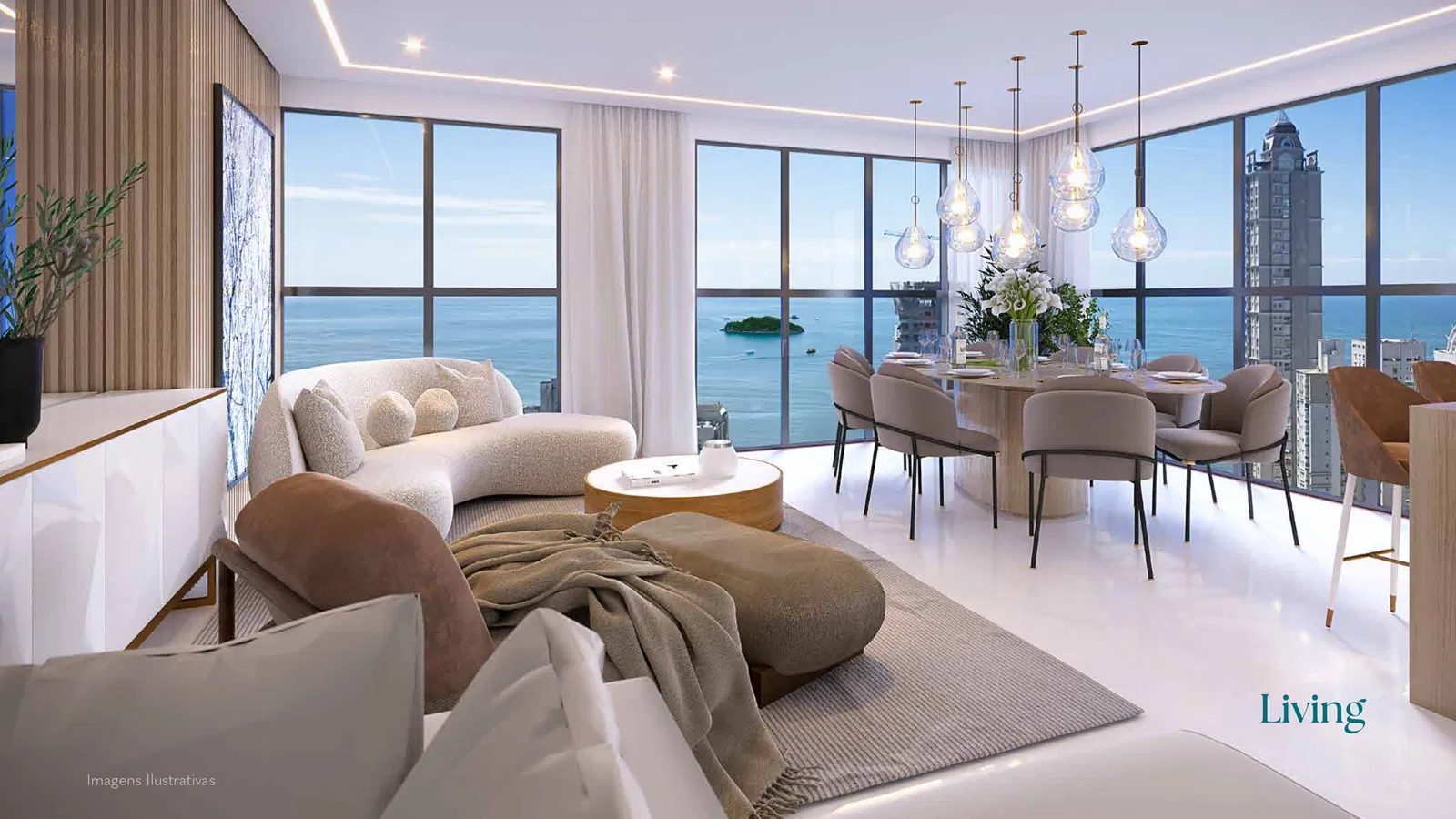 Apartamento no Edifício Isola di Capri no Centro de Balneário Camboriú
