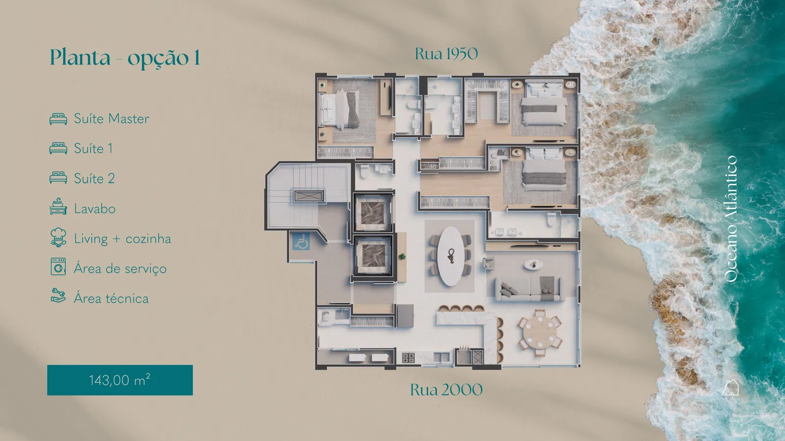 Apartamento no Edifício Isola di Capri no Centro de Balneário Camboriú