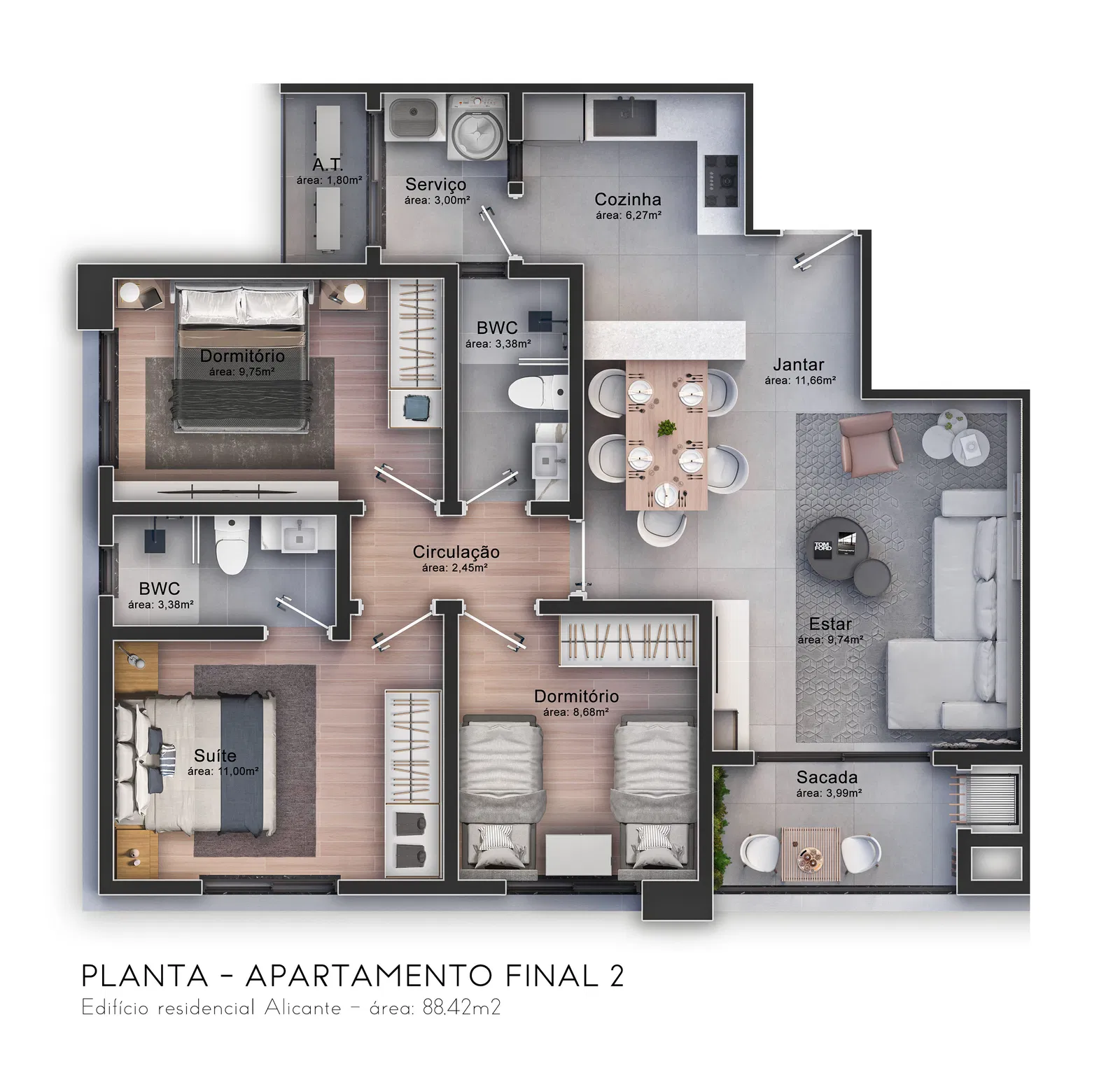 Apartamento no Edifício Alicante Casa - foto 21