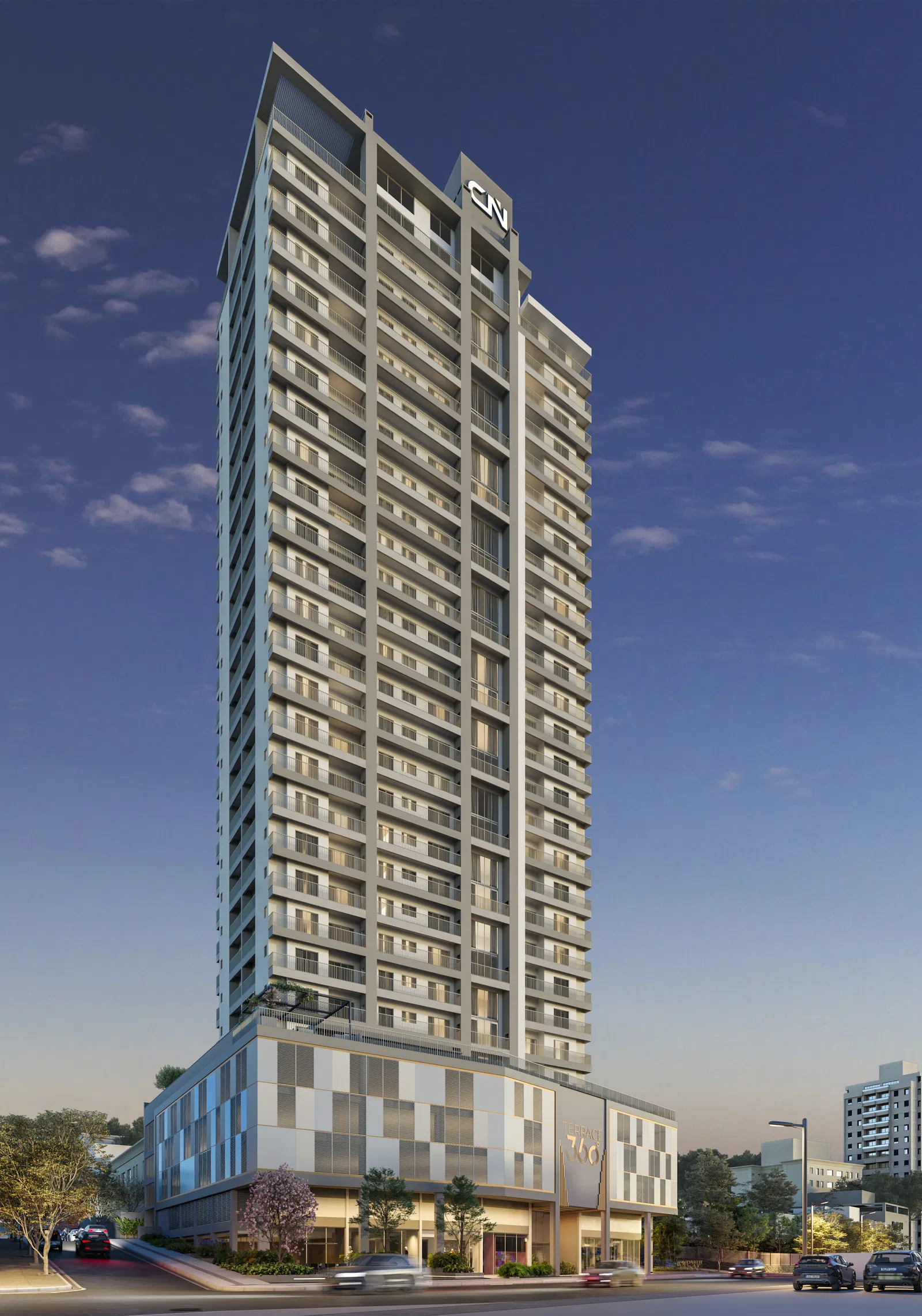 Apartamento no Edifício Terrace 360° em Praia Brava