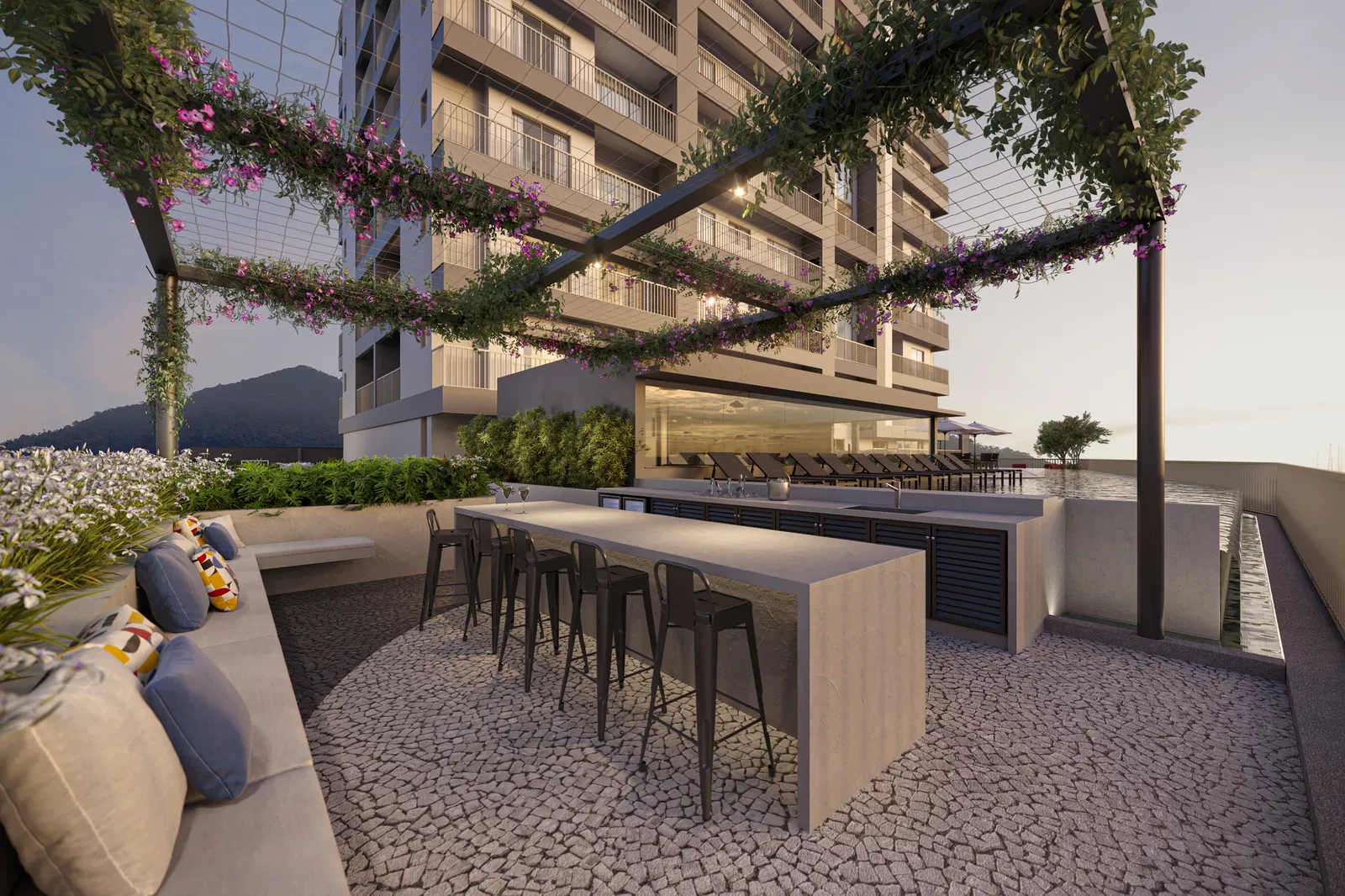 Apartamento no Edifício Terrace 360° em Praia Brava - foto 4