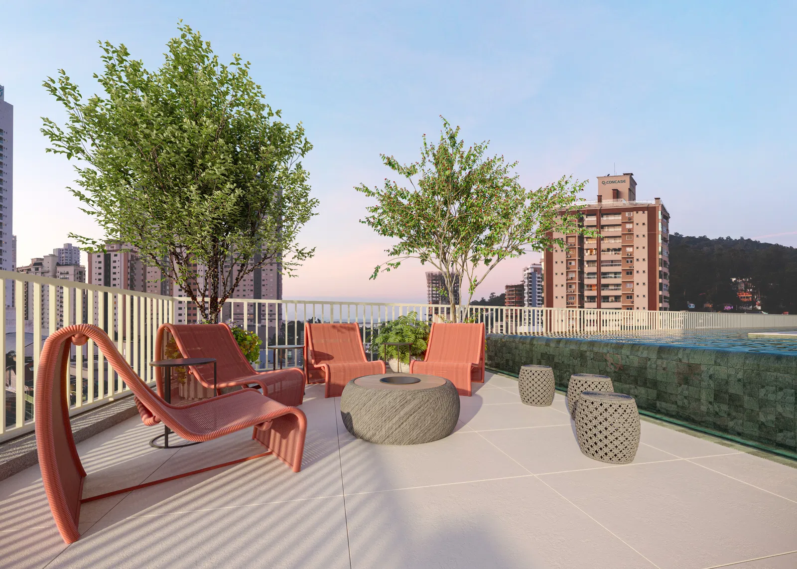 Apartamento no Edifício Terrace 360° em Praia Brava - foto 6