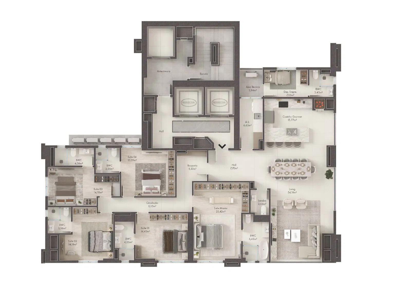 Apartamento no Edifício Quisisana em Itapema - foto 22