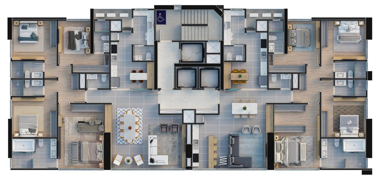 Apartamento no Ed. 135 Jardins em Balneário Camboriú - foto 29