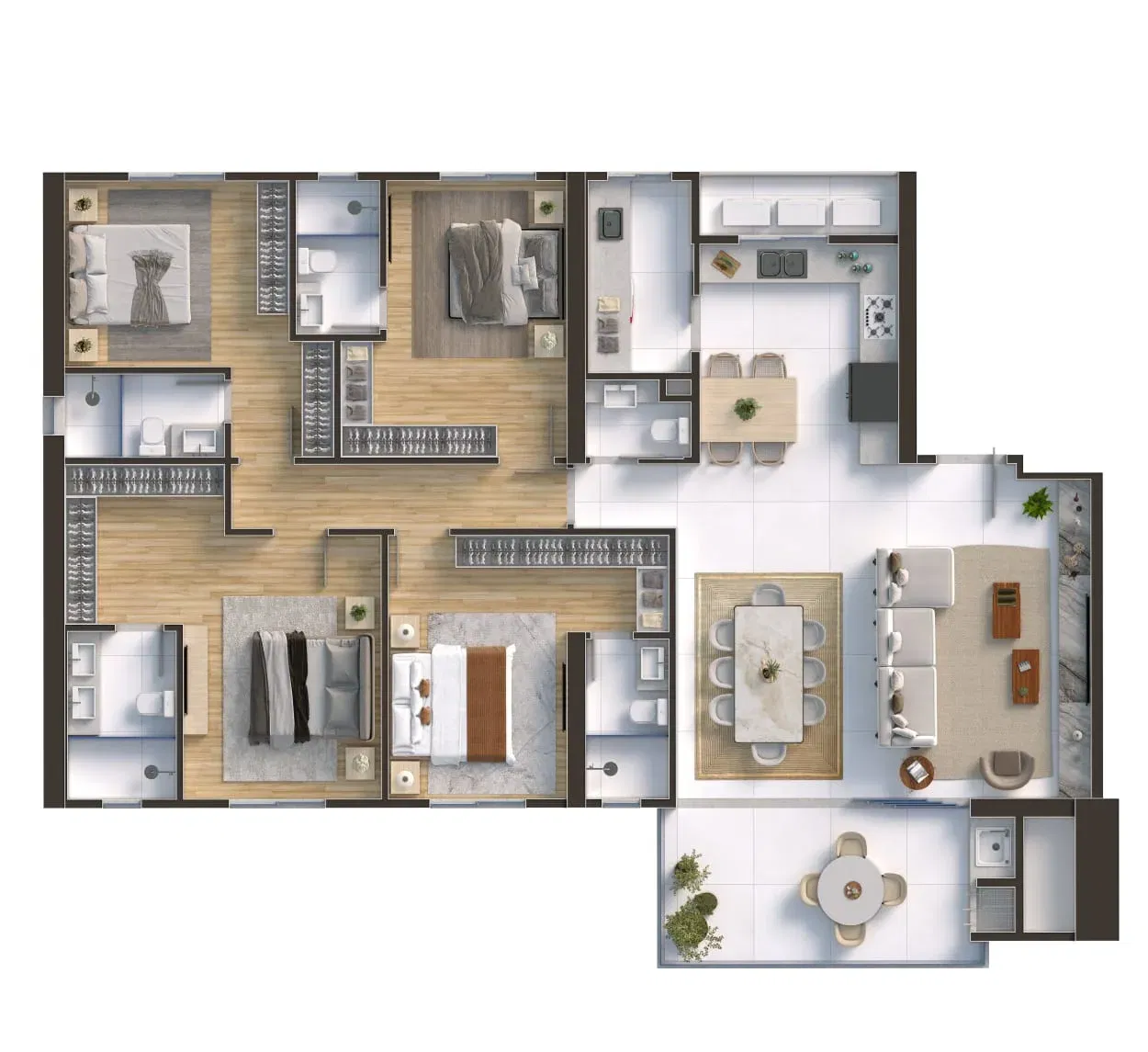Apartamento no Edifício Palácio Elizabeth em Balneário Camboriú - foto 15
