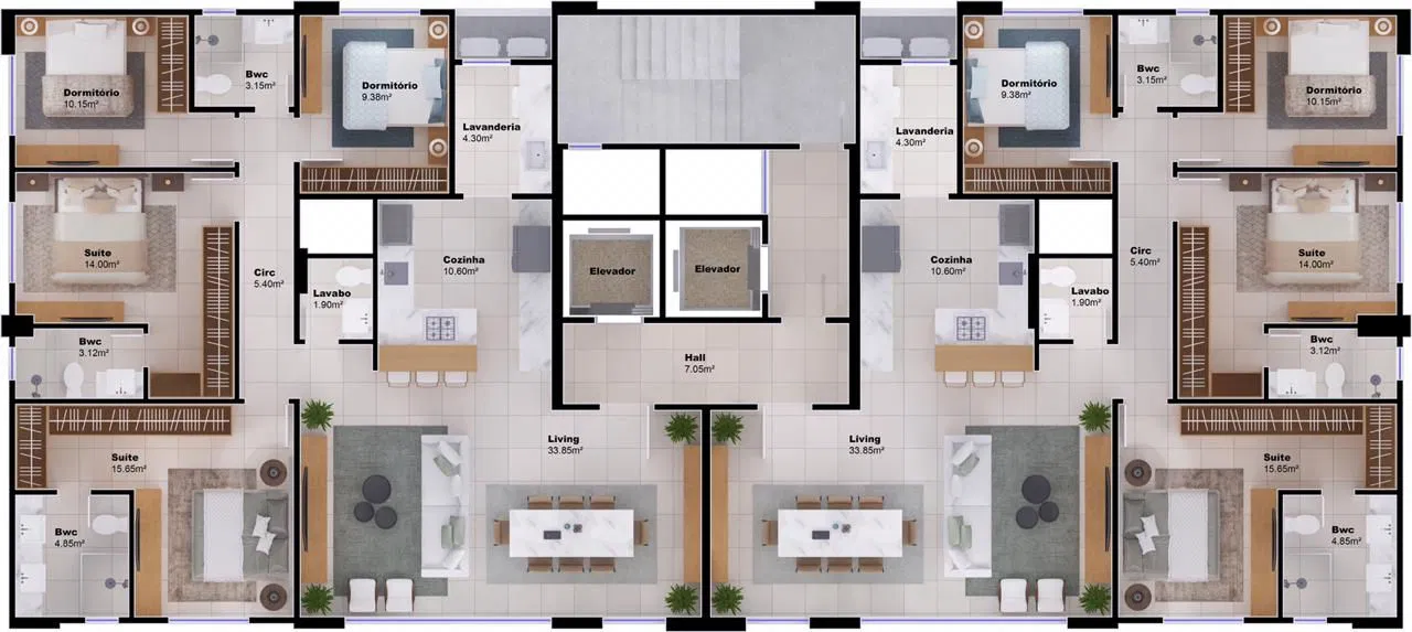 Apartamento no Ed. Solar di Capri em Balneário Camboriú - foto 27