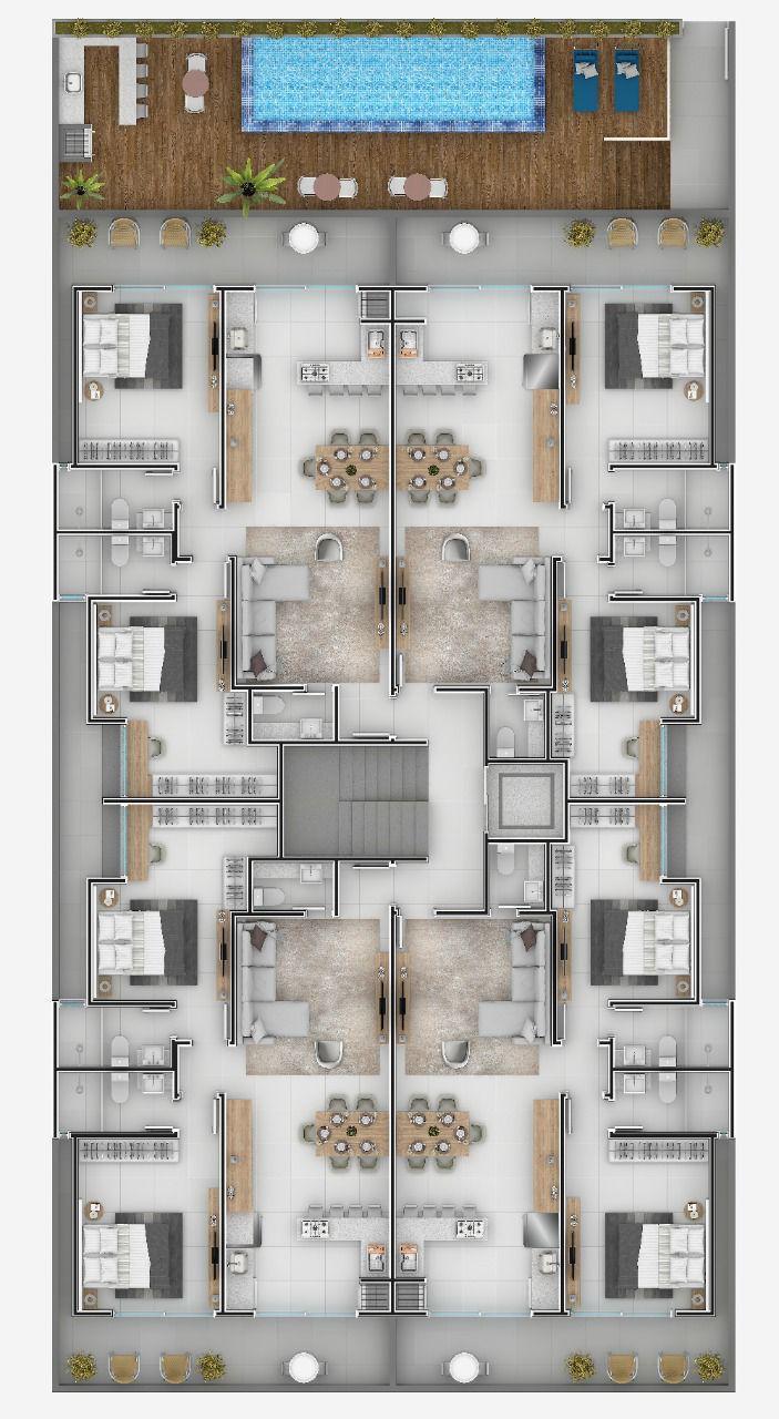 Apartamento no Edifício Brava Bells na Praia Brava