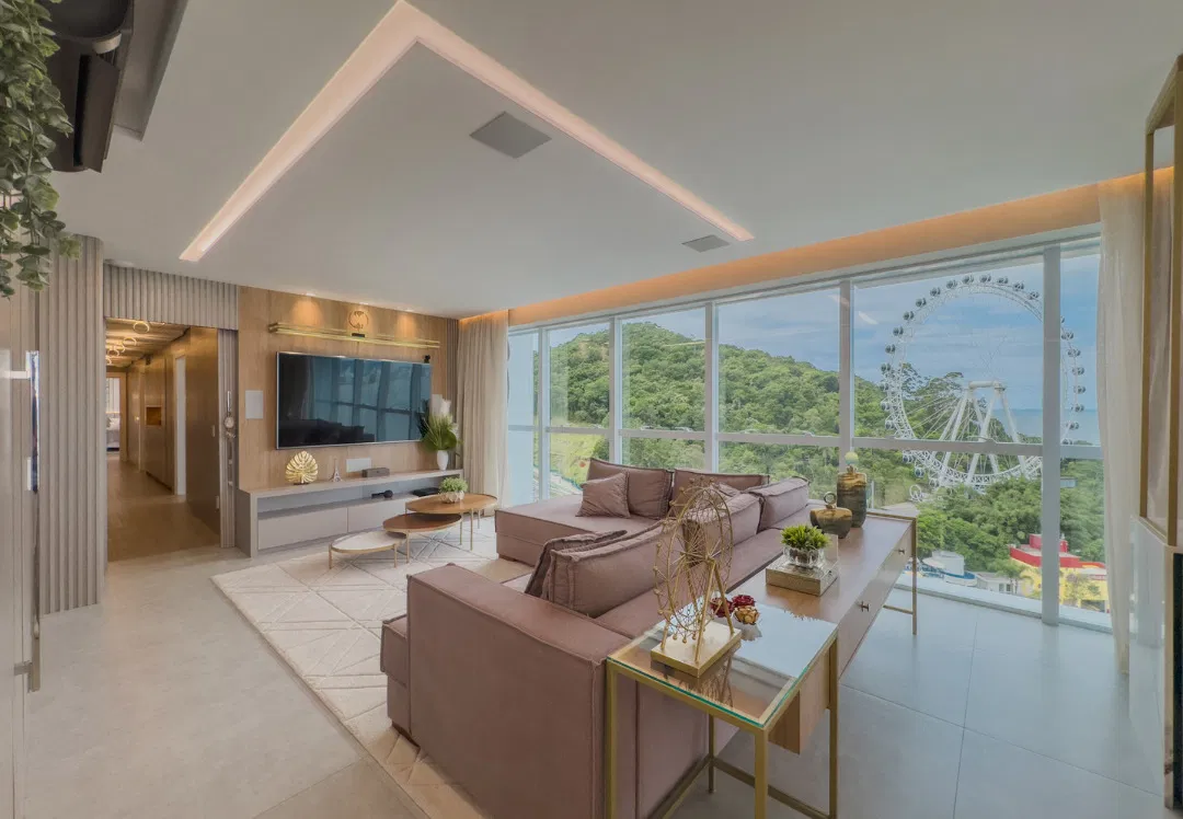 Apartamento no Ed. Sky Tower em Balneário Camboriú de frente para o mar - foto 9