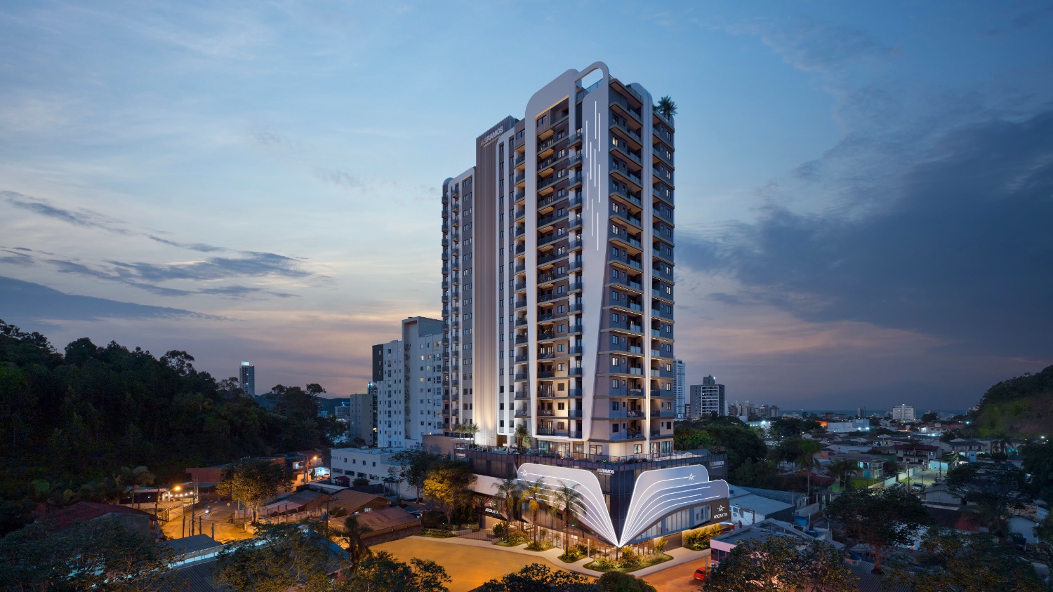 Apartamento à venda no Ed. Adoratta na Praia Brava