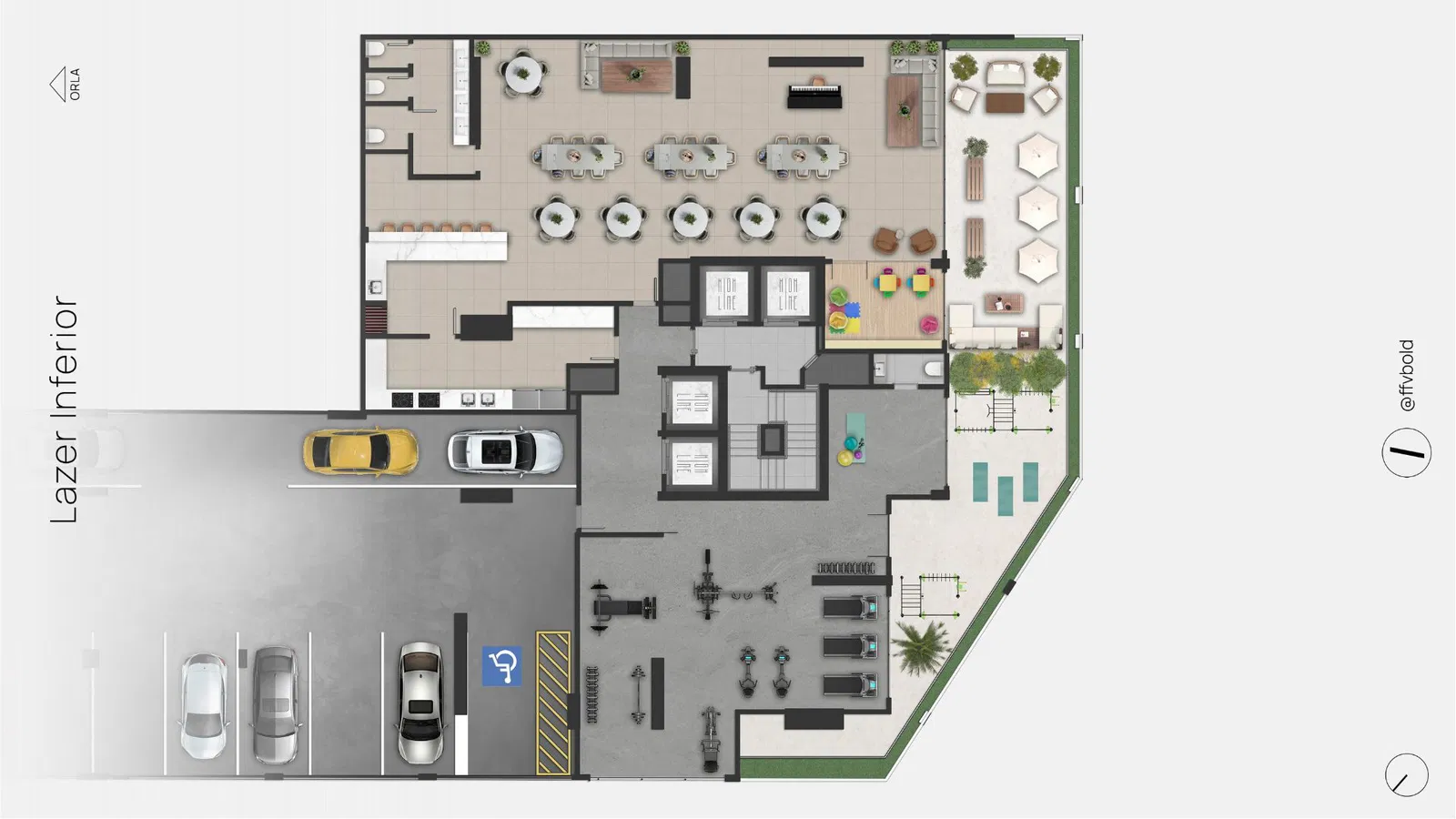 Apartamento à venda no Ed High Line no Centro de Balneário Camboriú