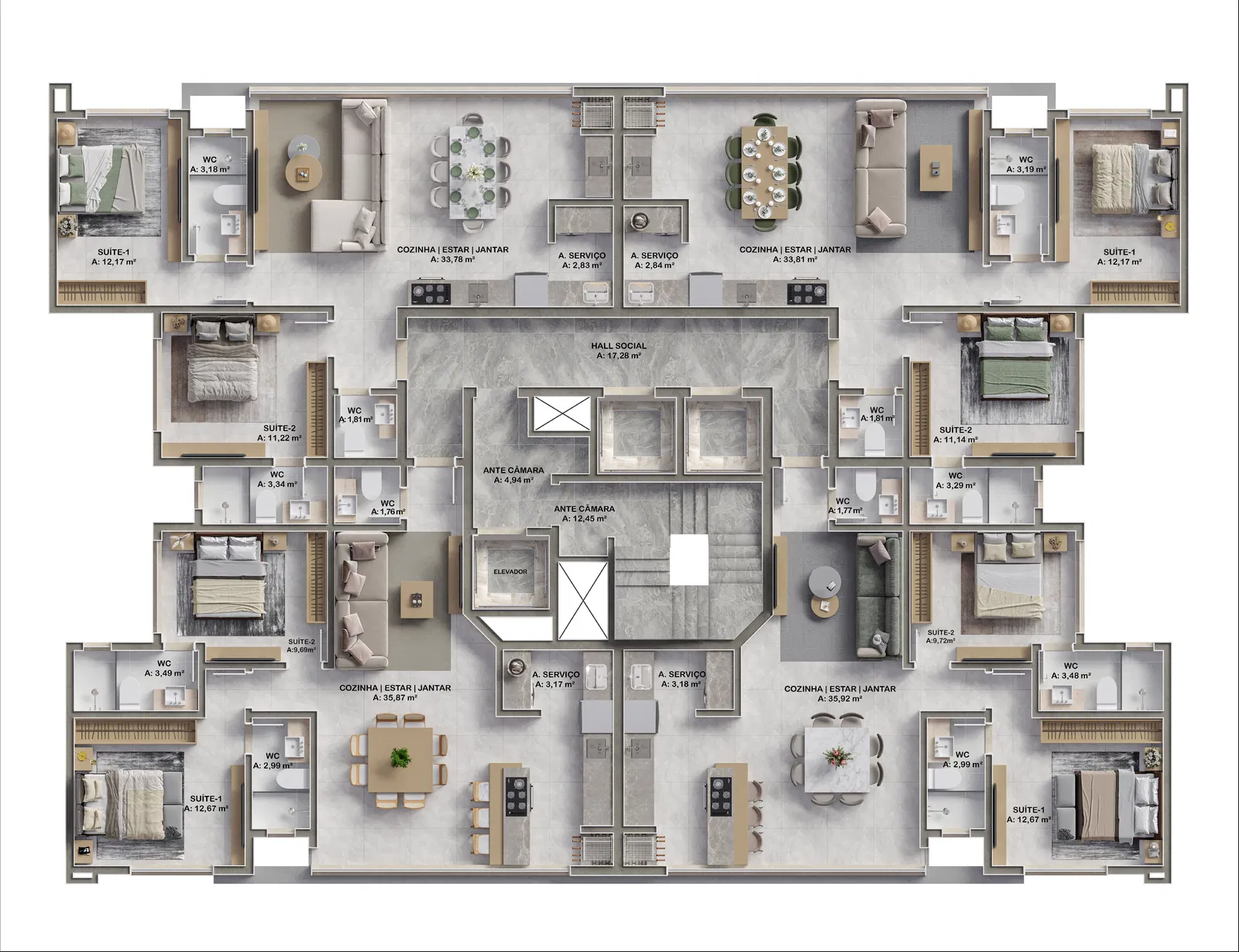 Apartamento à venda no Edifício Rv For You em Porto Belo - foto 19