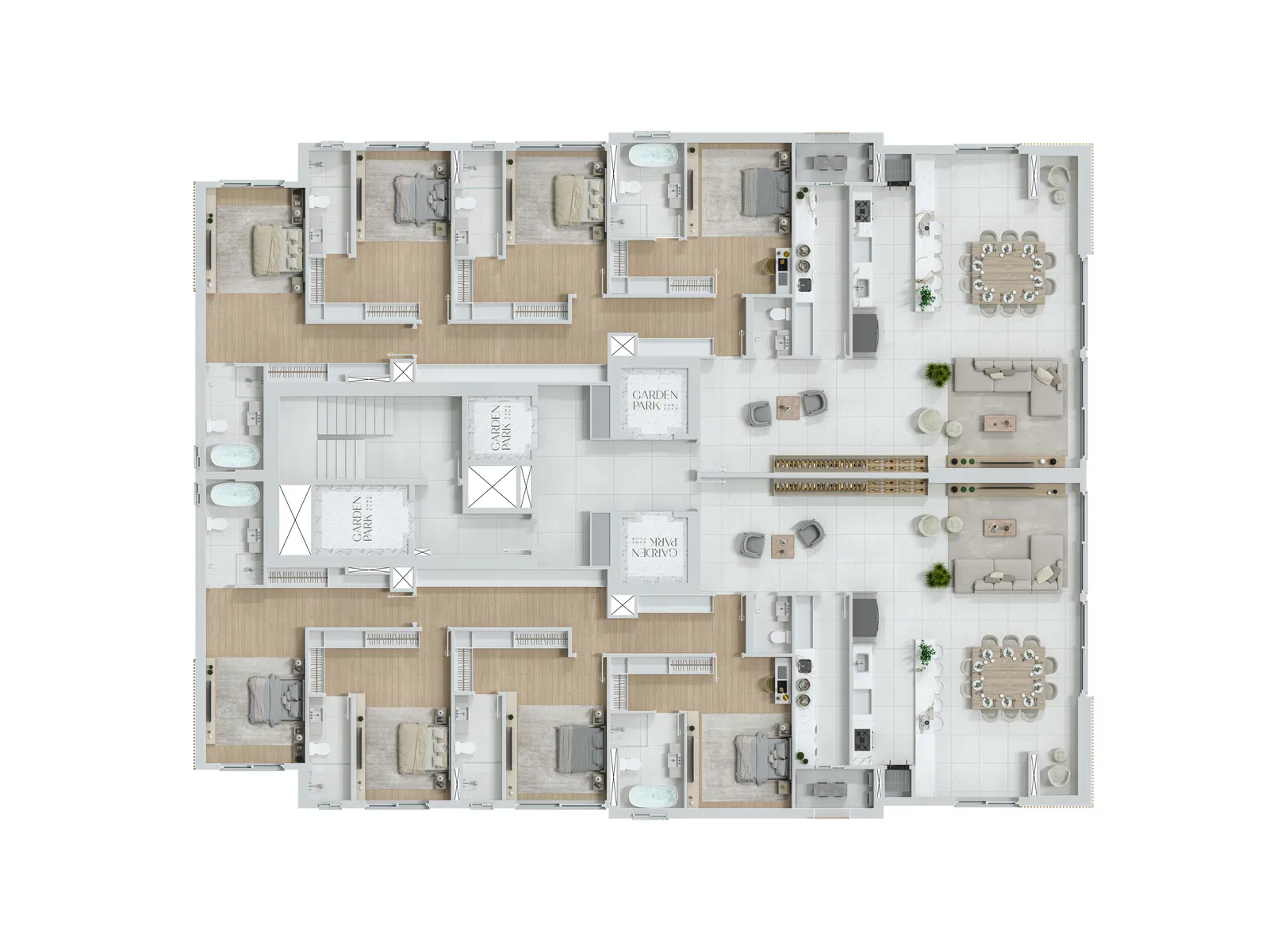 Apartamento no Edifício Garden Park Home Club em Balneário Camboriú - foto 30