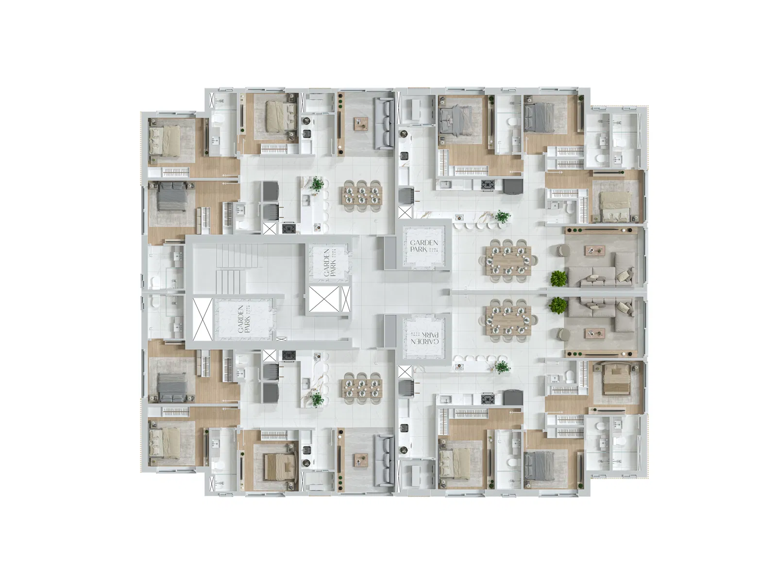 Apartamento no Edifício Garden Park Home Club em Balneário Camboriú - foto 31