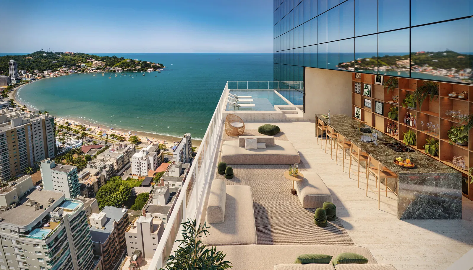 Apartamento no Edifício Sunstar Ocean em Itapema
