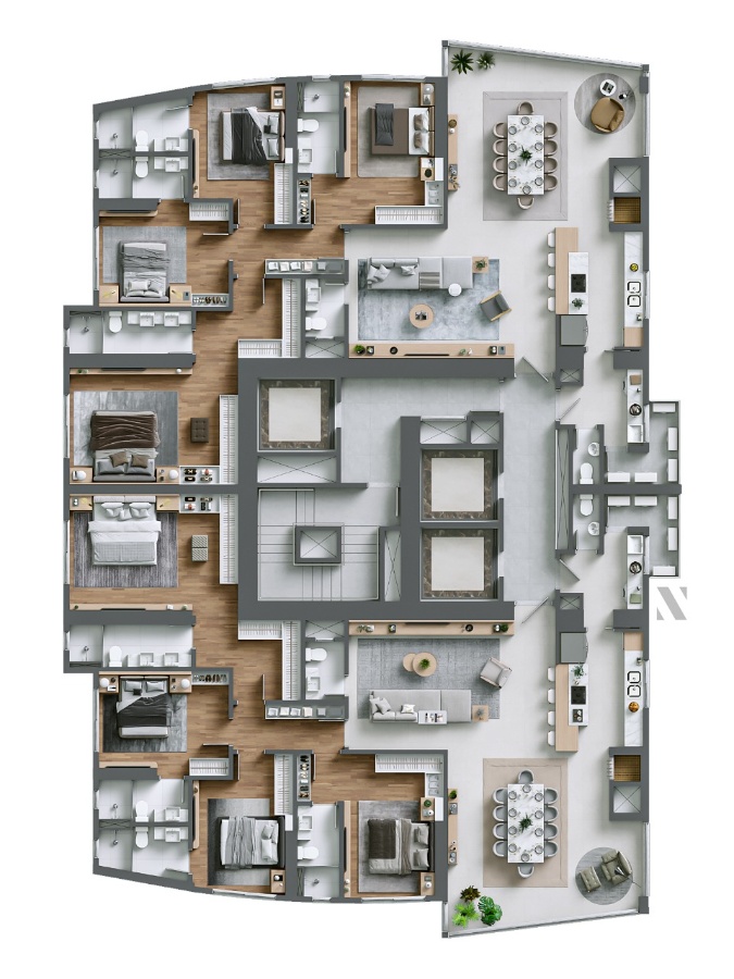 Apartamento no Ed. Ápice Towers em Balneário Camboriú - foto 36