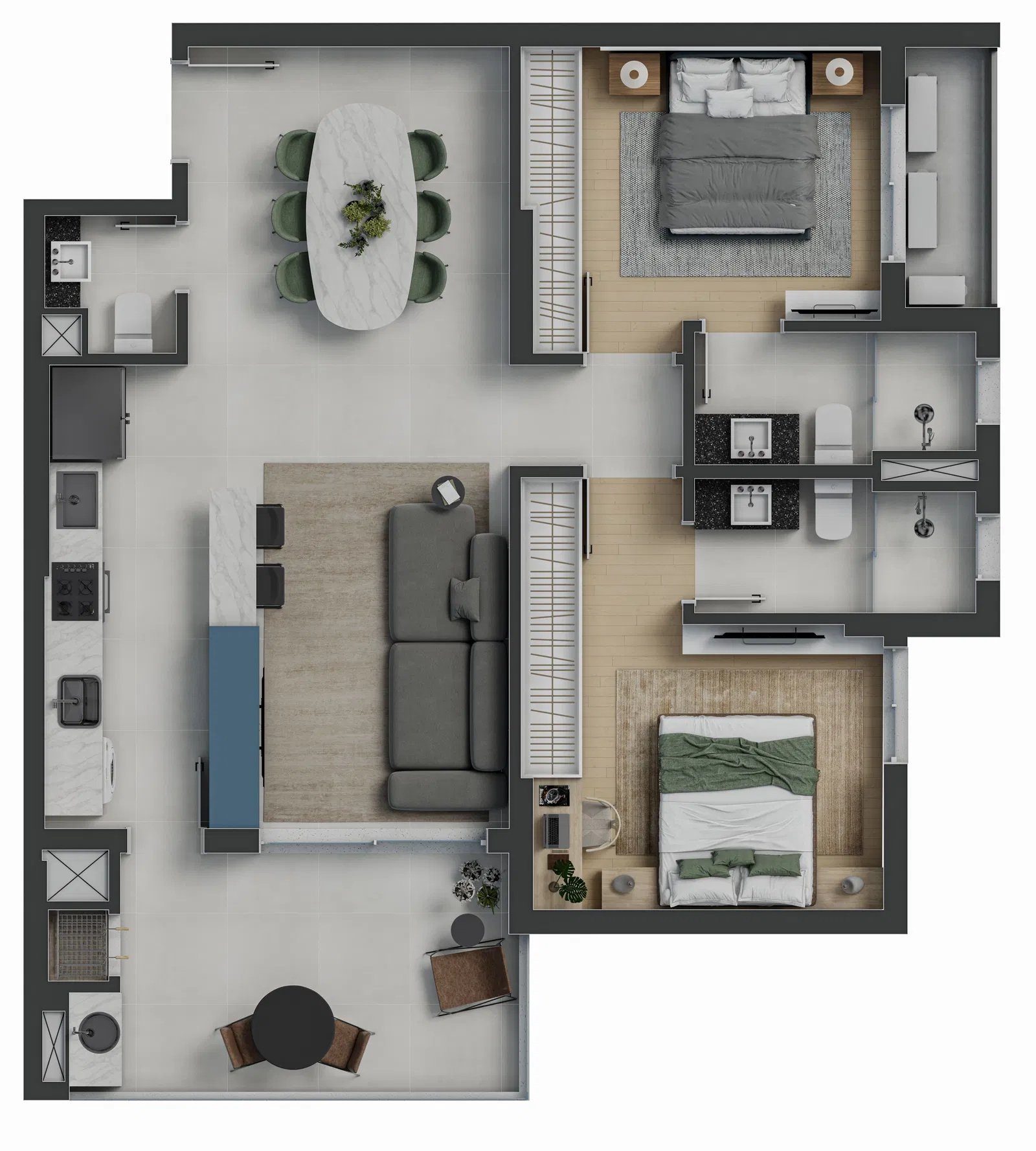 Apartamento à venda no Edifício Fazenda Garden em Praia Brava - foto 37