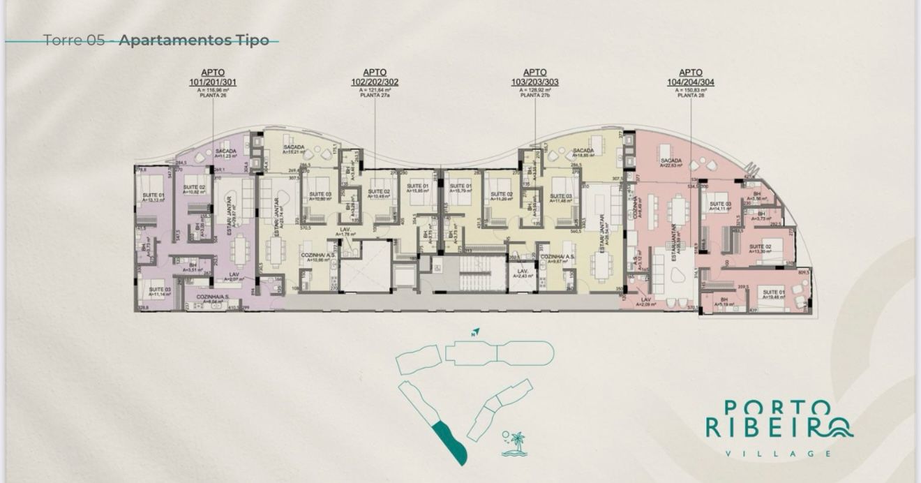Apartamento no Condomínio Porto Ribeiro Village em Bombinhas - foto 8