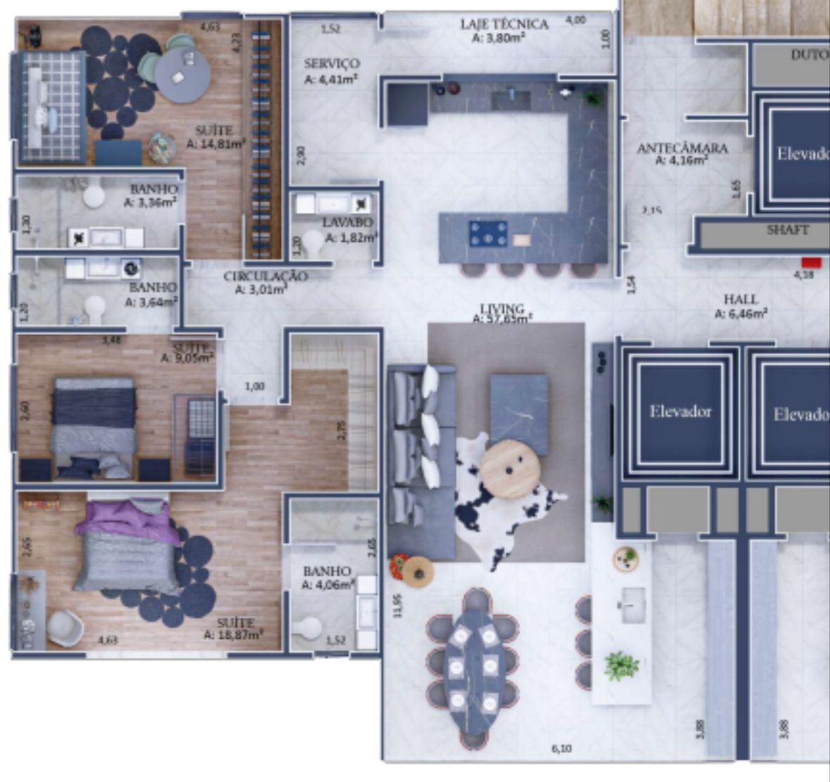 Apartamento no Edifício Sirius Residence em Balneário Camboriú - foto 16