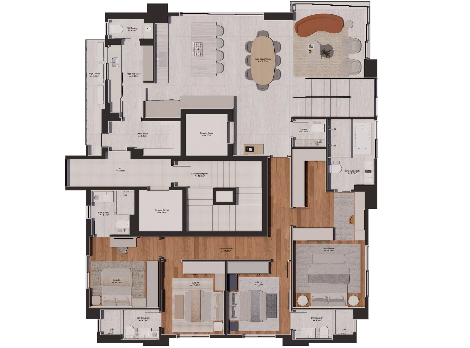 Apartamento no Edifício Harmonie Residence em Balneário Camboriú - foto 23