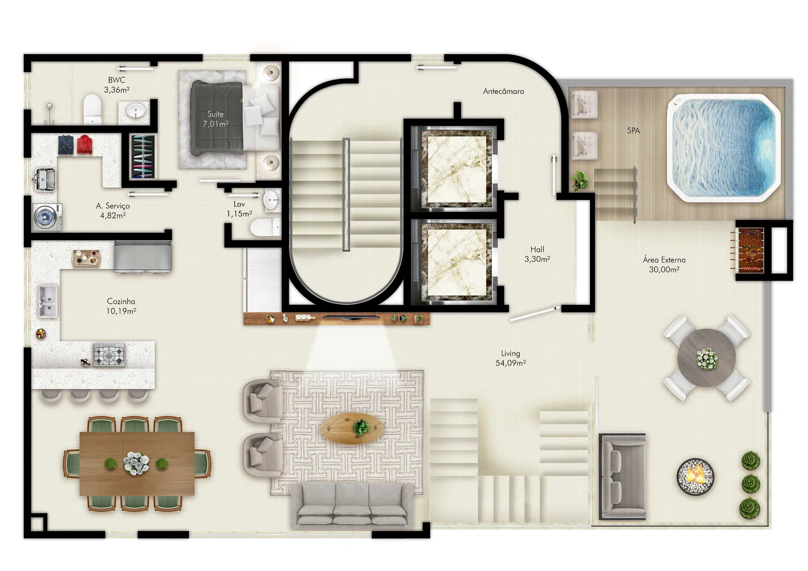 Apartamento no Edifício Bonne Vie no Centro de Balneário Camboriú - foto 19