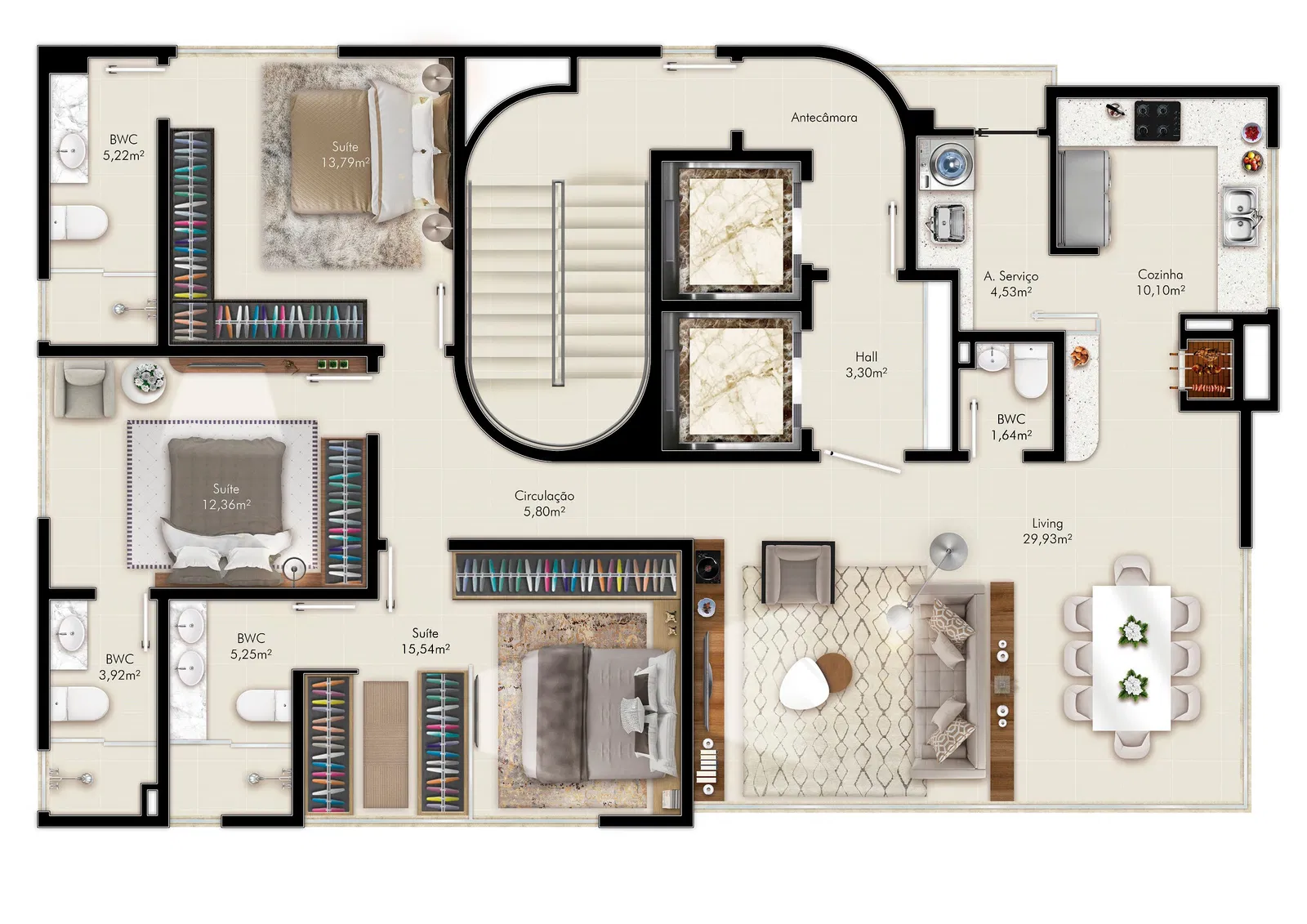 Apartamento no Edifício Bonne Vie no Centro de Balneário Camboriú - foto 21