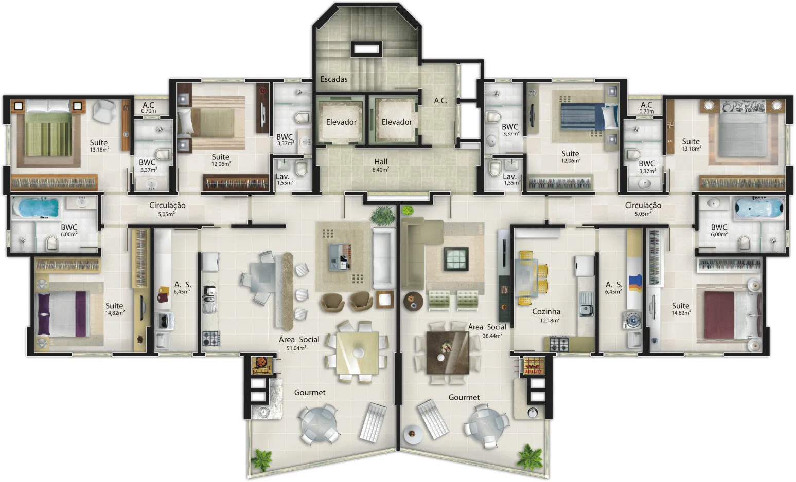 Apartamento no Edifício Lorena Cristina em Balneário Camboriú - foto 21