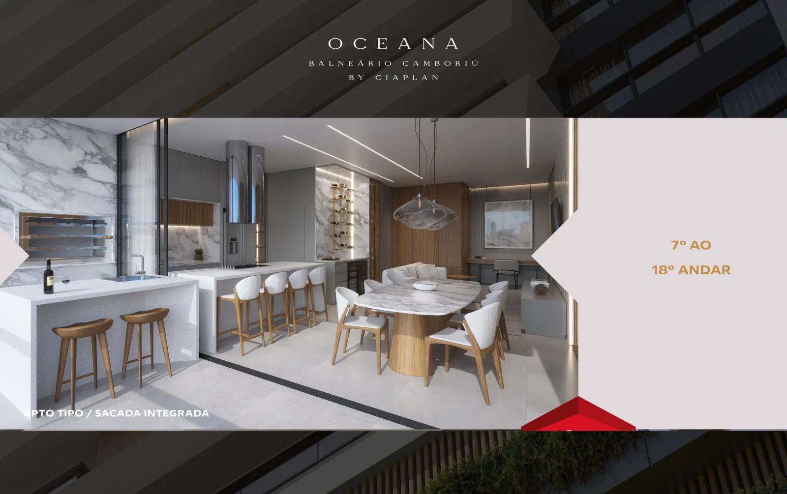 Apartamento no Edifício Oceana Residence em Balneário Camboriú - foto 7