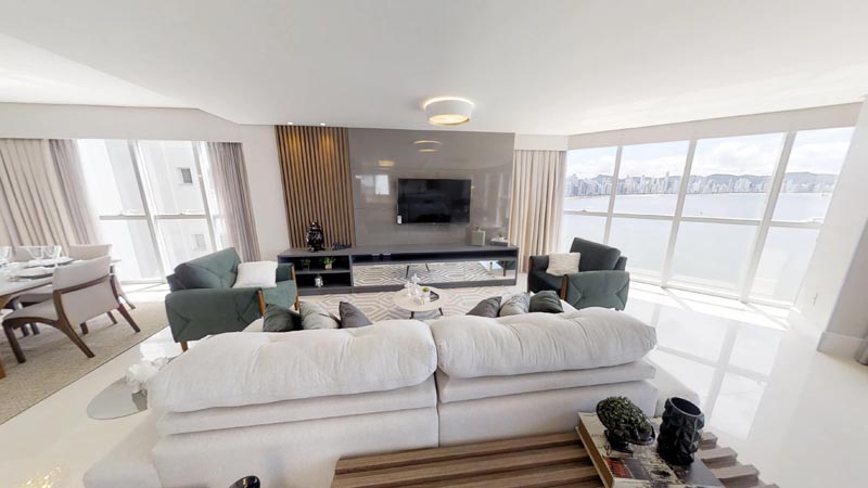 Apartamento mobiliado com vista para o mar no Ibiza Towers em Balneário Camboriú - - foto 3