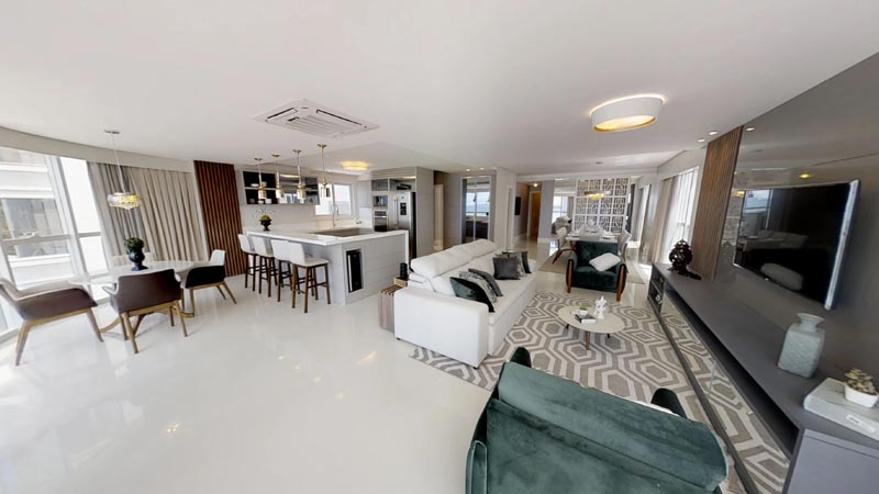 Apartamento mobiliado com vista para o mar no Ibiza Towers em Balneário Camboriú - - foto 6