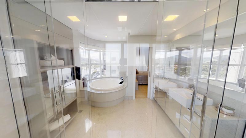 Apartamento mobiliado com vista para o mar no Ibiza Towers em Balneário Camboriú - - foto 9