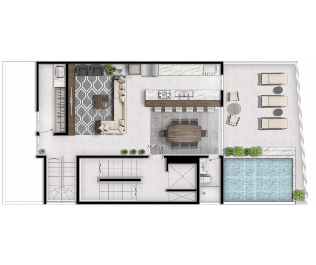 Cobertura Duplex no Edifício Hobus Concept na Praia Brava m - foto 23