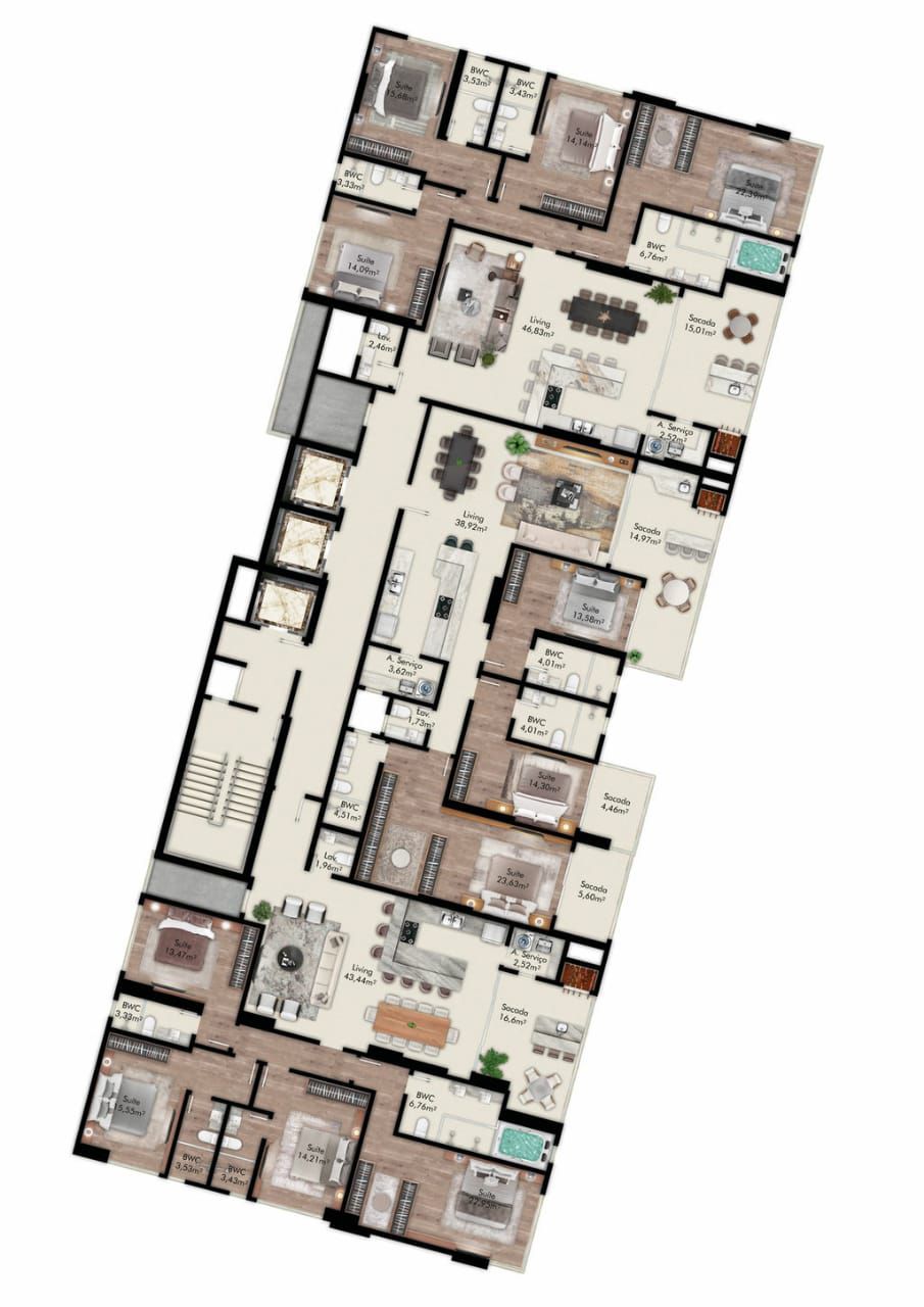 Apartamento no Ed. Number One no Centro de Itapema - foto 33