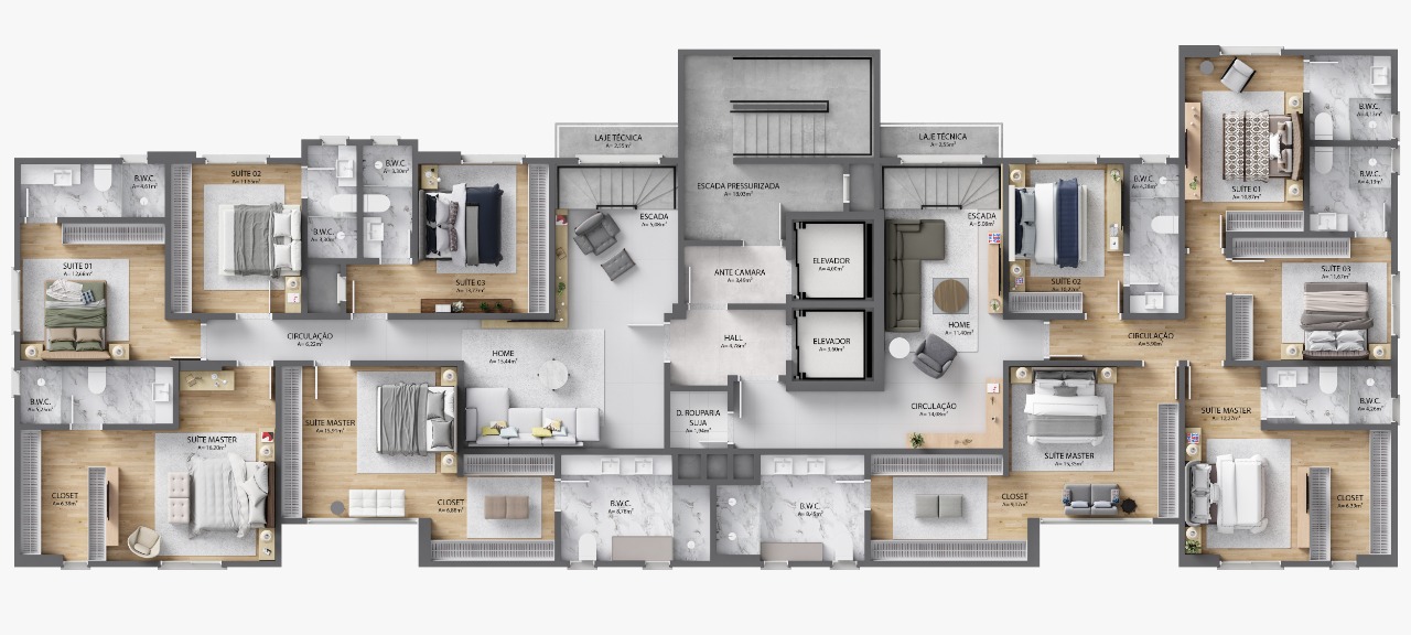 Apartamento no Ed. Las Brisas Residencial em Balneário Camboriú - foto 11