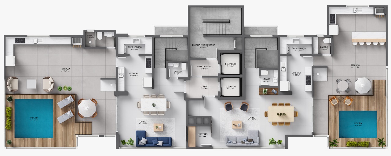 Apartamento no Ed. Las Brisas Residencial em Balneário Camboriú - foto 12