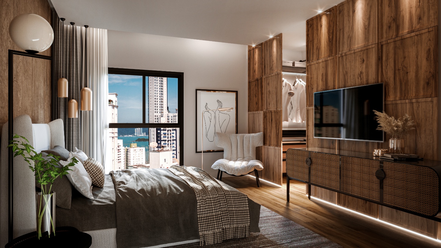 Apartamento no Edifício Porto Alicante em Balneário Camboriú - foto 3