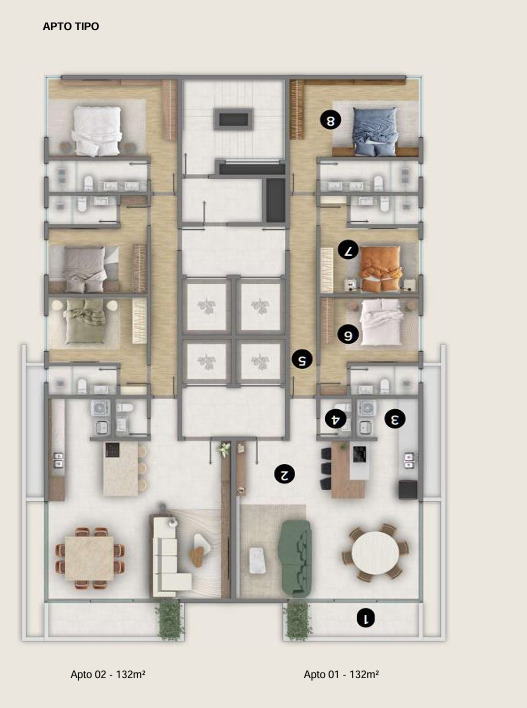Apartamento no Edifício Palazzo Giardino em Balneário Camboriú - foto 4