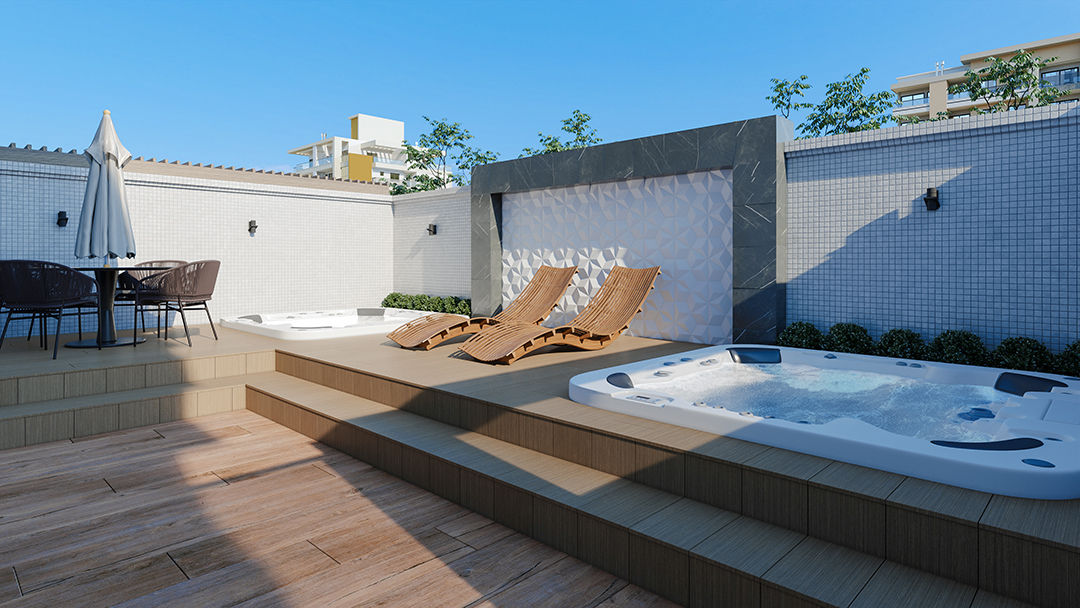 Apartamento no Ed. Exclusive 275 em Meia Praia em Itapema