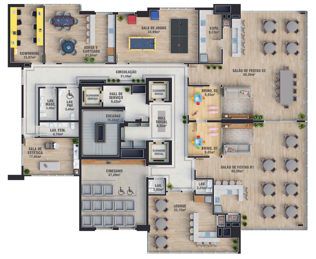 Apartamento no Ed. Exclusive 275 em Meia Praia em Itapema - foto 37