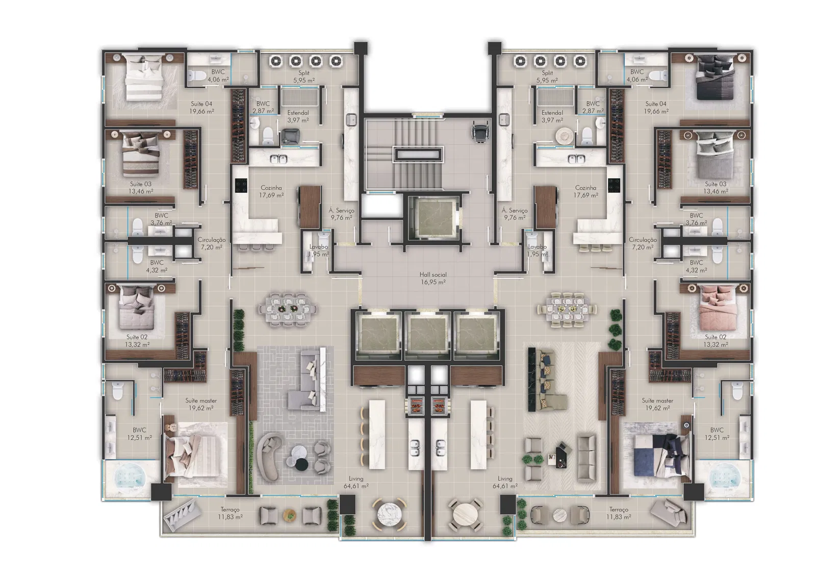 Apartamento no Edifício Magna Tower em Itapema - foto 24