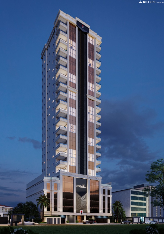 Apartamento no Ed. Acqua Blue Residence em Meia Praia em Itapema