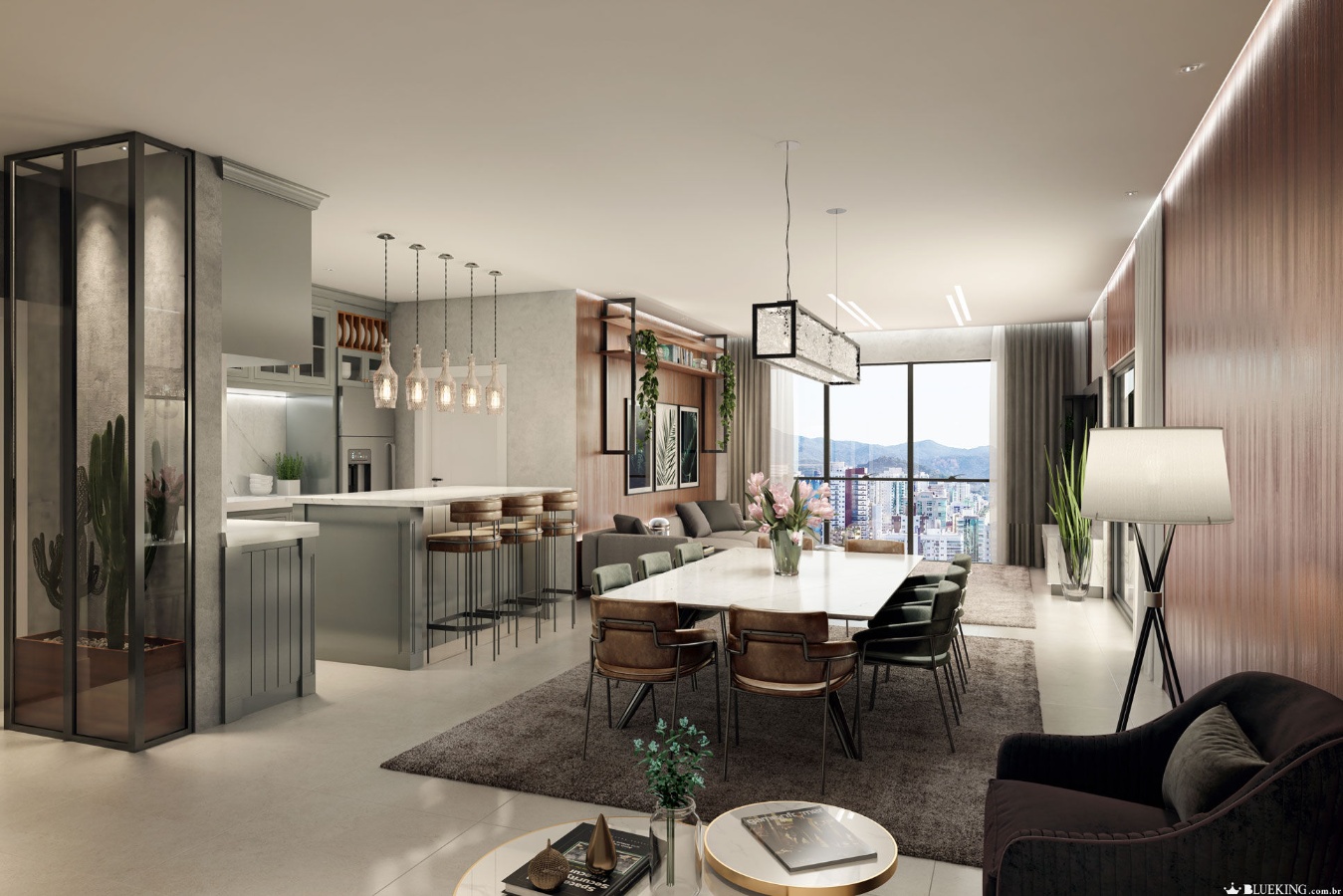 Apartamento no Ed. Acqua Blue Residence em Meia Praia em Itapema