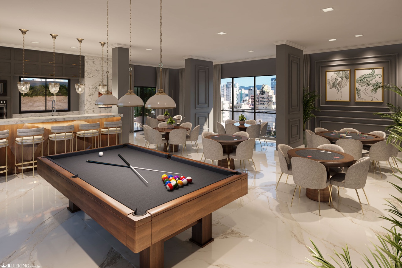Apartamento no Ed. Acqua Blue Residence em Meia Praia em Itapema - foto 19